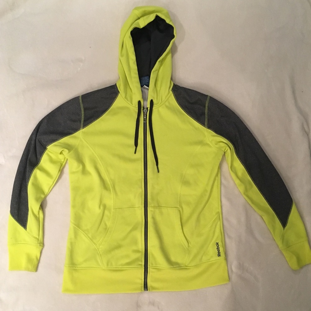 Comfy zip up sweat-shirt. Great for working out